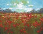 Red Poppy Field - Posted on Friday, March 6, 2015 by Sue McLean