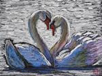 Swan Sweethearts - Posted on Saturday, February 7, 2015 by Ande Hall