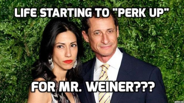 Report: Huma Is ‘Working Hard’ to Save Marriage with Carlos Danger!?!? (Video)