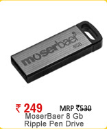 moser baer 8 gb ripple pen drive (metal casing)