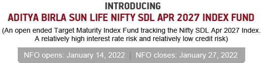 Introducing Aditya Birla Sun Life Nifty SDL APR 2027 Index Fund 2