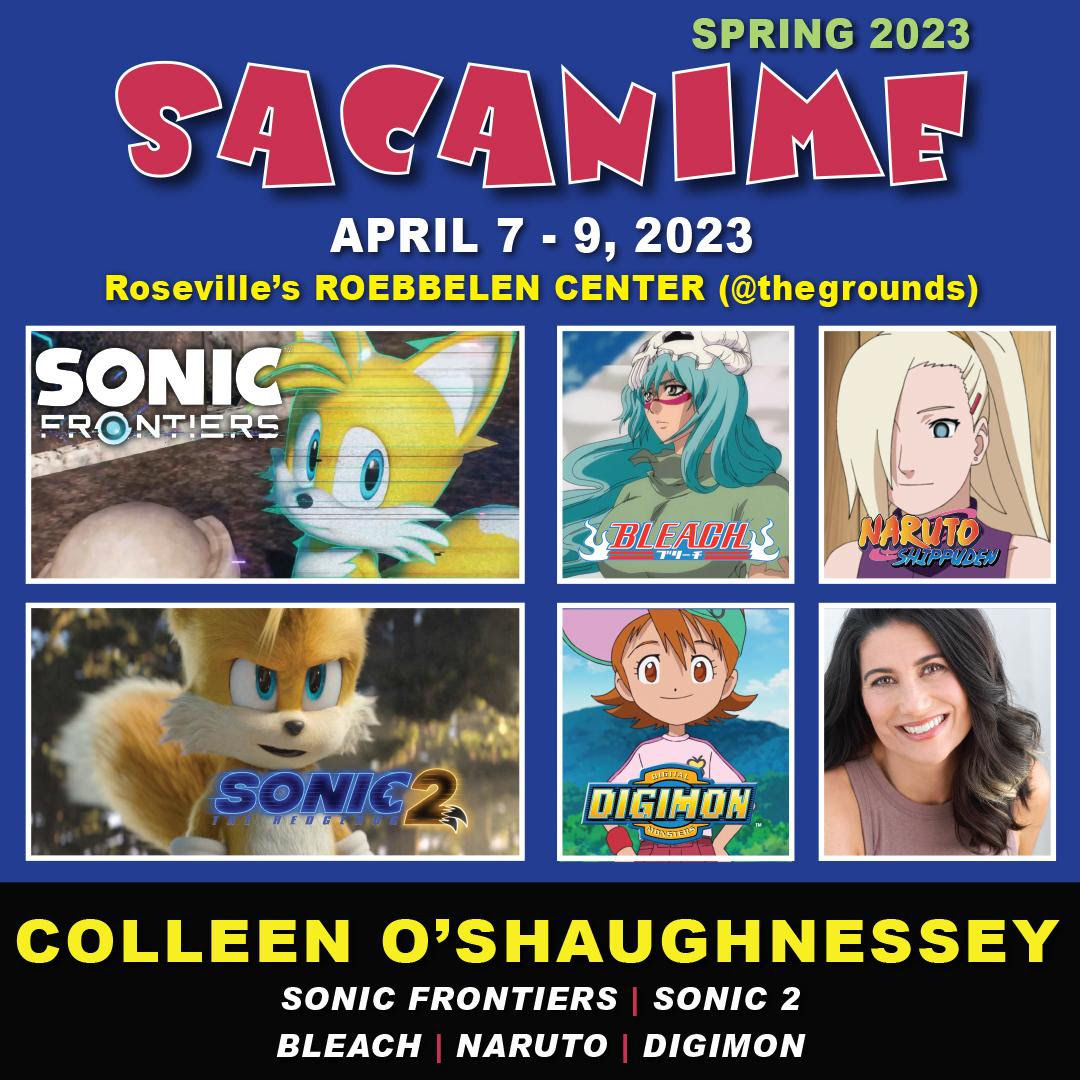 Roger Craig Smith and the cast of Sonic Frontiers at SacAnime Spring