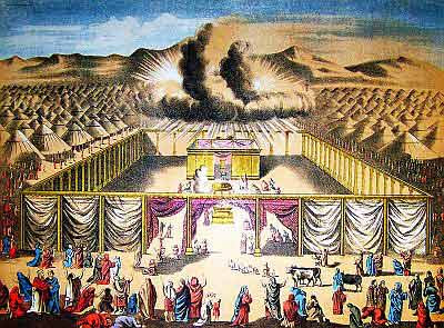 The 12 tribes encamped around the Tabernacle