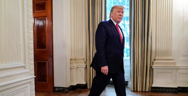 22/11/2019 - El presidente de los Estados Unidos, Donald Trump,en la Casa Blanca en Washington, EEUU. REUTERS / Joshua Roberts