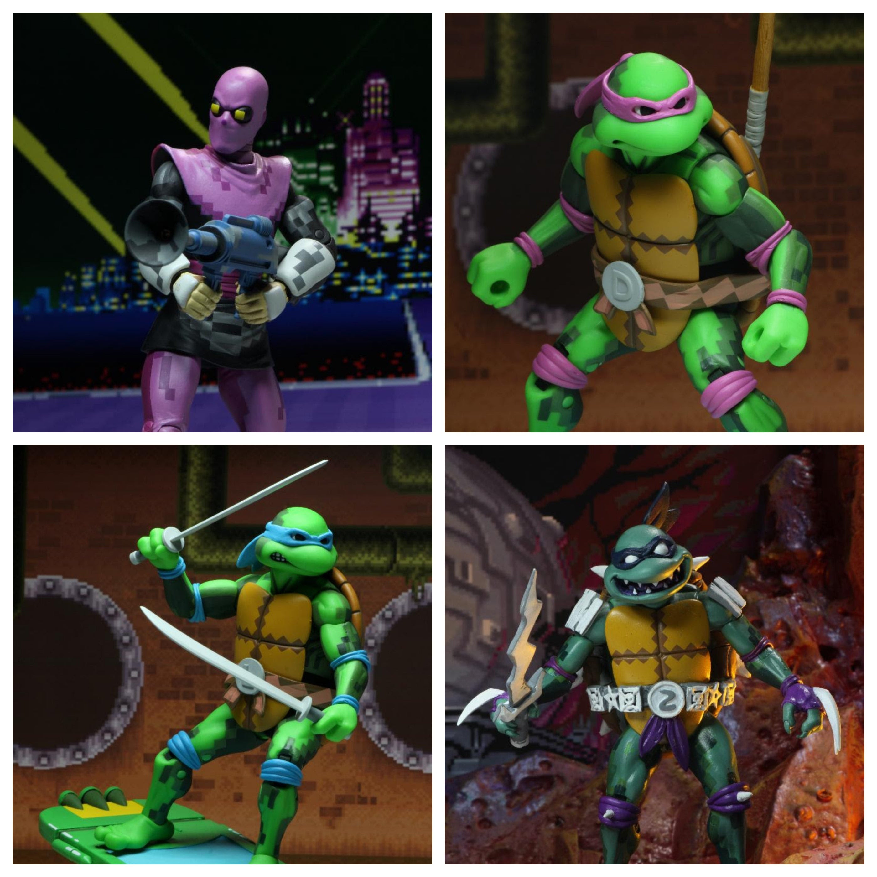 Image of TMNT: Turtles in Time - 7" Scale Action Figures - Set of 4 - NOVEMBER 2019