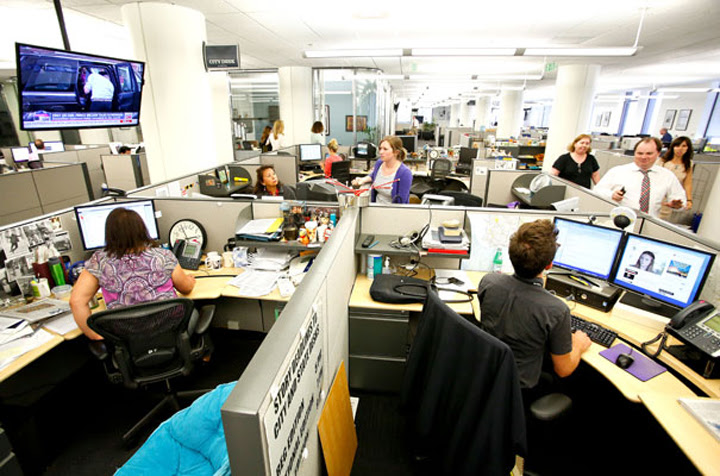 la times newsroom