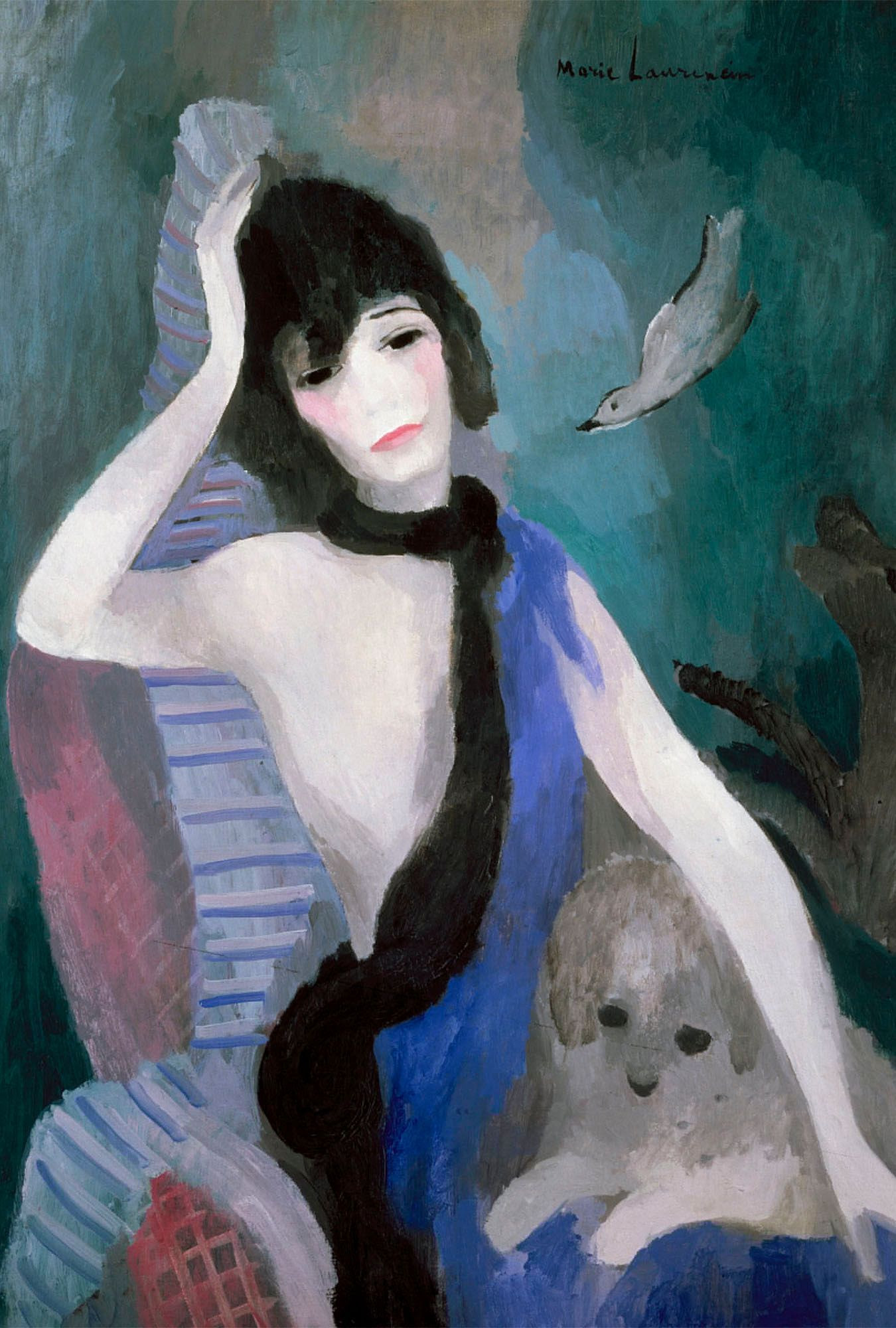 Madame Chanel por Marie Laurencin .