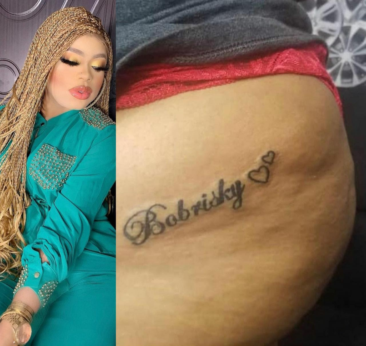 More fans get tattoo of Bobrisky, pushing the number to over a dozen (photos)
