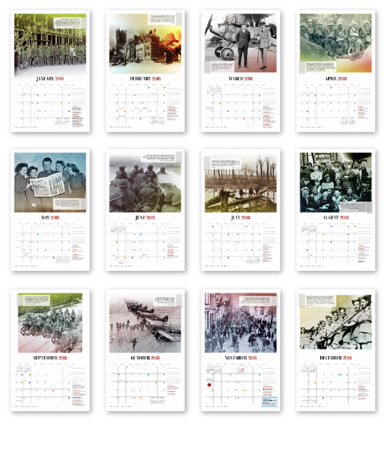 samples of calendar months