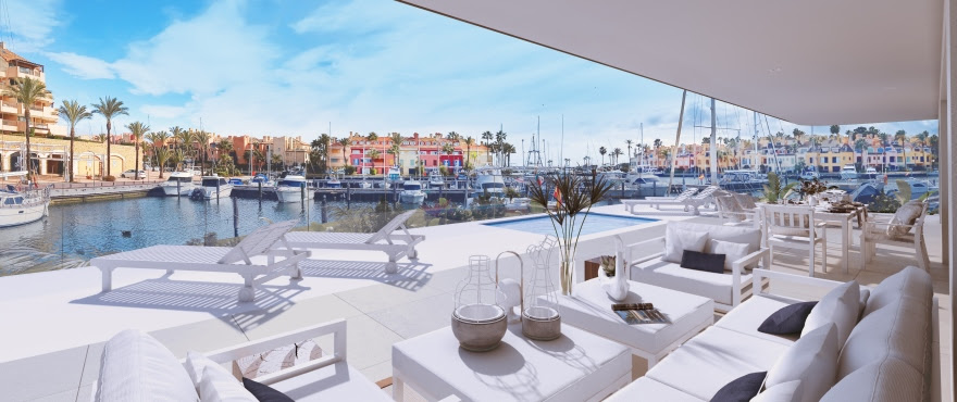 Pier 1, exclusive 4-bed apartments and penthouse in La Marina de Sotogrande