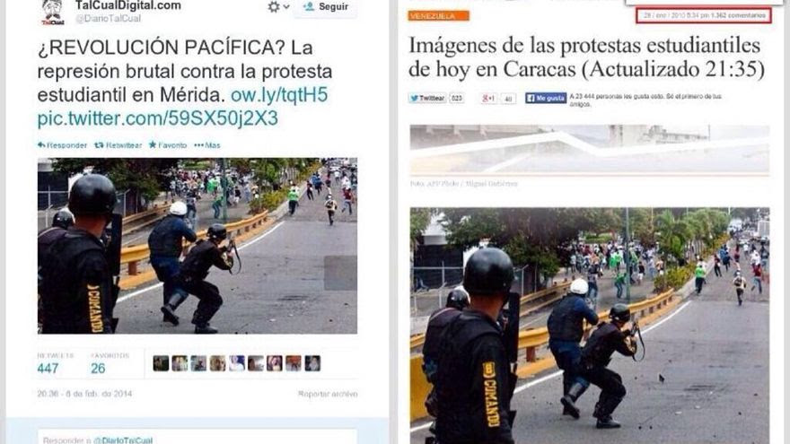 Imagen de policía venezolana de 2010
