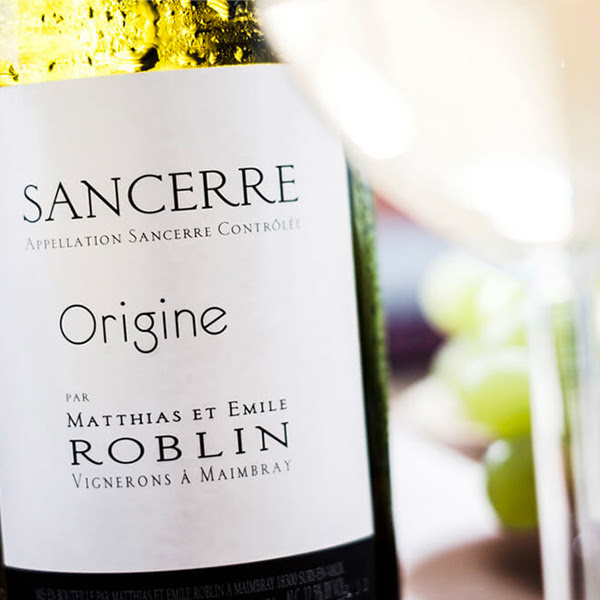 Bottle of Sancerre Origine by Matthias et Emile Roblin 2019