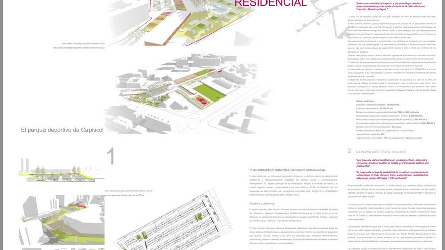 El proyecto de Méndez Pozo para reformar los barrios de Gamonal y Capiscol, en Burgos.