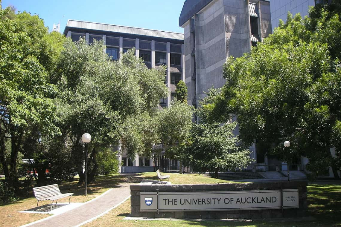 Fachada da University of Auckland