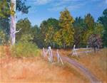 'Open Gate'  #26 in my 30 Paintings in 30 Days Challenge - Posted on Monday, January 26, 2015 by Ginnie Conaway