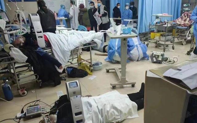 Patients have to be treated on the floor of the emergency observation unit.