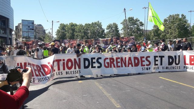 "Interdiction des grenades et du LBD" marche des mutilé.e.s, Paris, 02 juin 2019