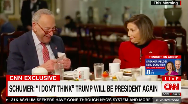 Schumer Predicts Trump Won’t Be Reelected: ‘Americans Have Gotten Wise to Him’