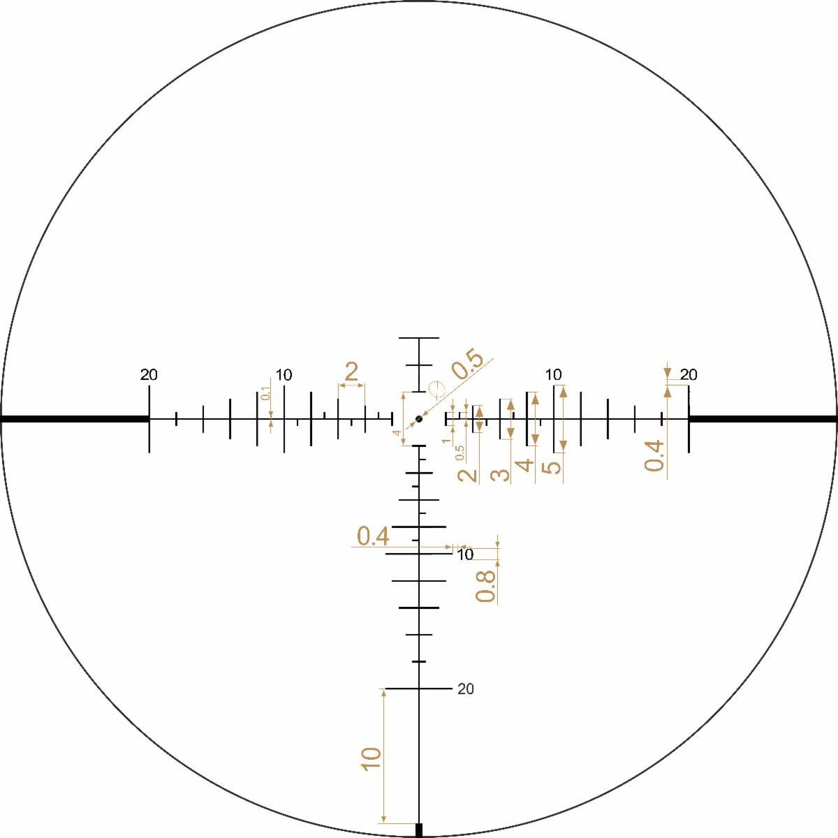 Riton Precision Hunting Dot (PHD) reticle.