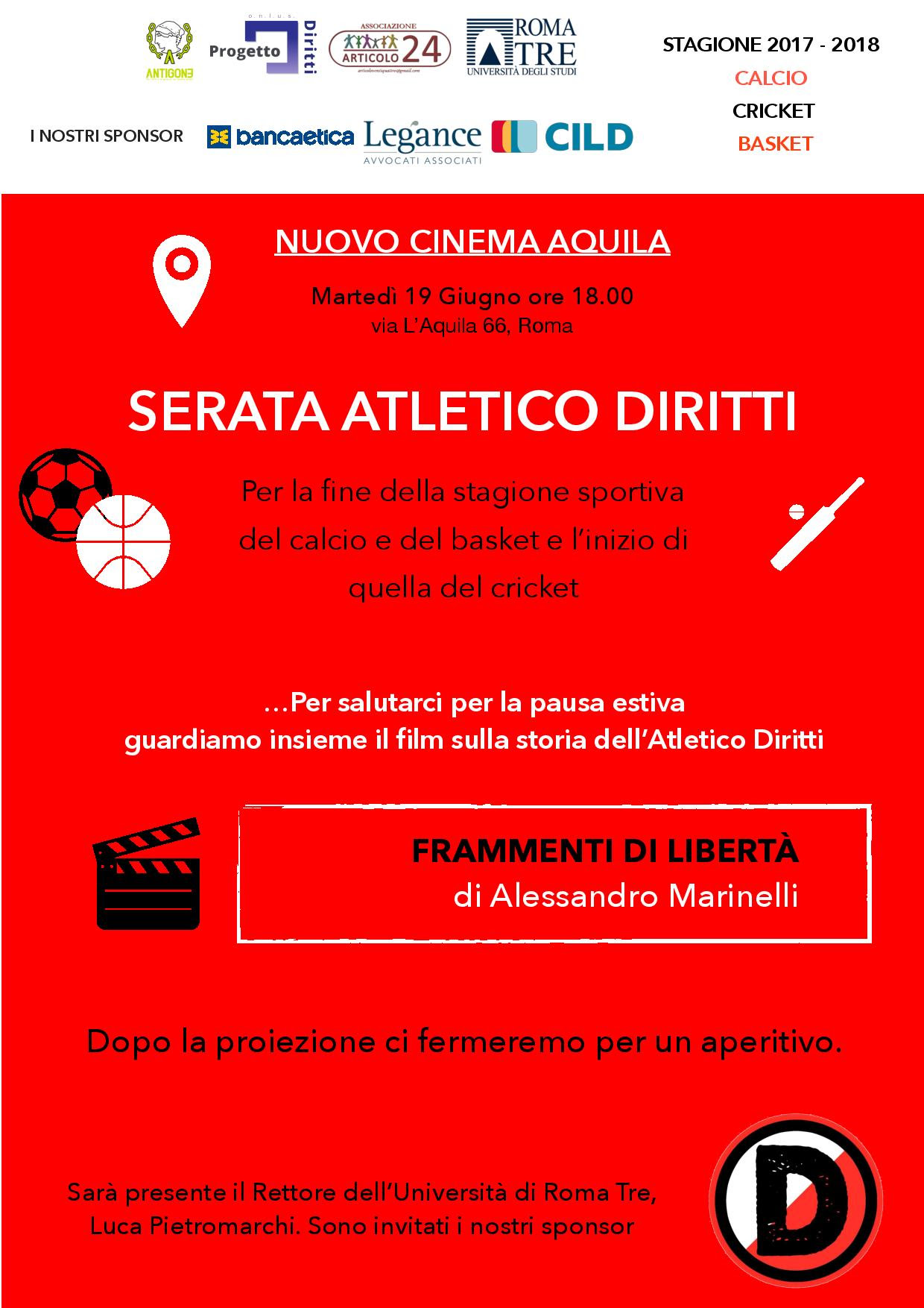 SERATA ATLETICO DIRITTI