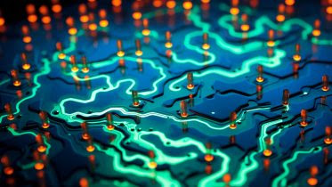 Polymer Semiconductors Art Concept