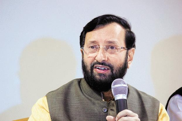 A file photo of environment minister Prakash Javadekar. Photo: Shankar Mourya/HT A file photo of environment minister Prakash Javadekar. Photo: Shankar Mourya/HT
