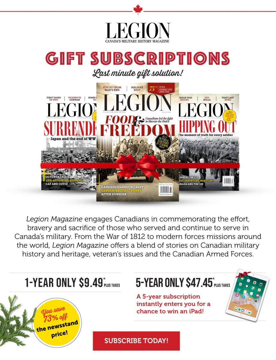 Legion Magazine Gift Subscriptions