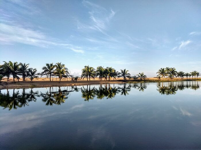 Lagoon At The Beach