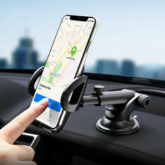 Floveme Strong Suction Adjustable Arm Car Dashboard Holder