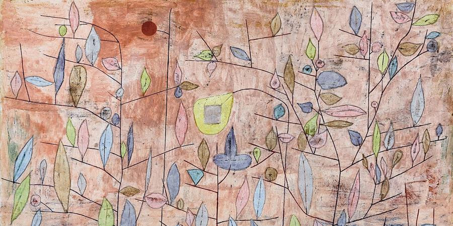Image credit: SpƤrlich Belaubt (detail), Paul Klee, 1934.