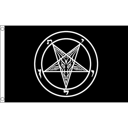 Satanic Pentagram Altar Cloth or Flag