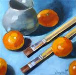 Brushes with oranges - Posted on Thursday, March 26, 2015 by Dipali Rabadiya