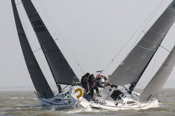 J/88s sailing Warsash spring series