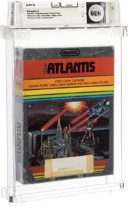 Atlantis II - Wata Certified Genuine 'Defend Atlantis' Contest Copy with Documents, 2600 Imagic 1982 USA