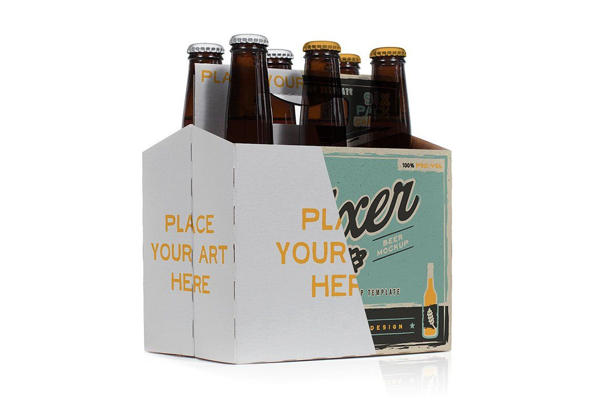 9 Cool Beer Packaging Mockup Promo Mockup