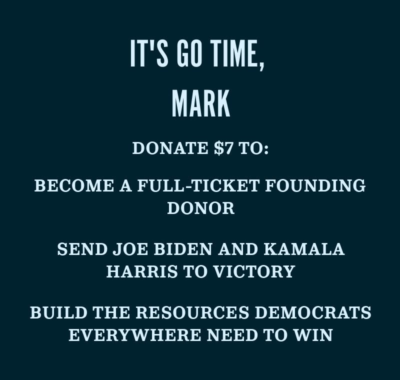 It's go time. Donate to send VP Biden and XXX to victory & build the resources Democrats everywhere need to win.