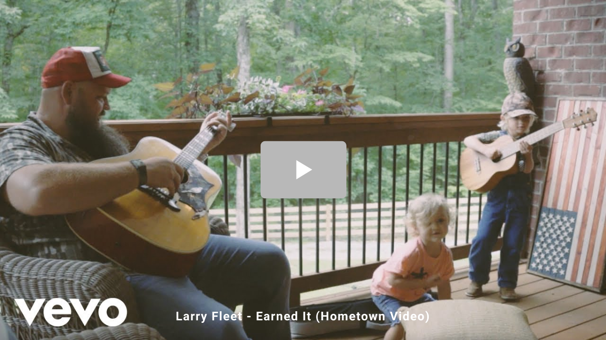 Larry Fleet - Earned It (Hometown Video)