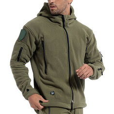 Men Tactical Military Winter Fleece Outdoor Jacket