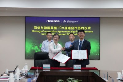 Hisense and TÜV Rheinland signed a strategic cooperation agreement Hisense and TÜV Rheinland signed a strategic cooperation agreement