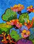 Abstract Cactus Blossoms - Posted on Friday, April 10, 2015 by Liz Zornes