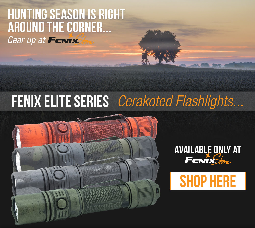 Fenix Store Elite Series - Cerakote Flashlights From Fenix-Store.com