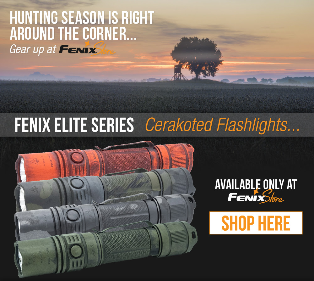 Fenix Store Elite Series - Cerakote Flashlights