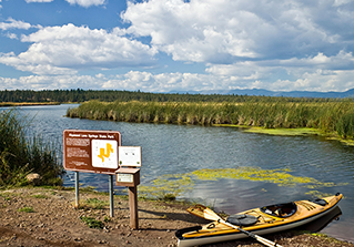 kayak on waters