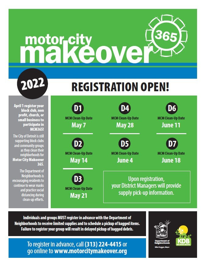 Motor City Makeover Registration Opens Friday, April 1st Bagley