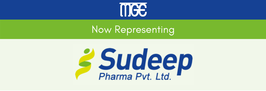 MGE Now Representing Sudeep Pharma