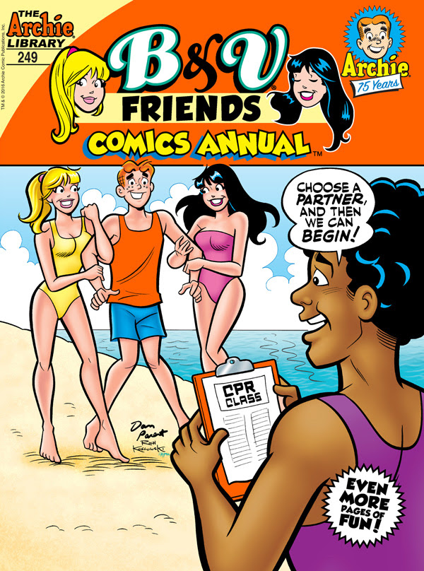 B&V Friends Comics Annual #249 cover by Dan Parent