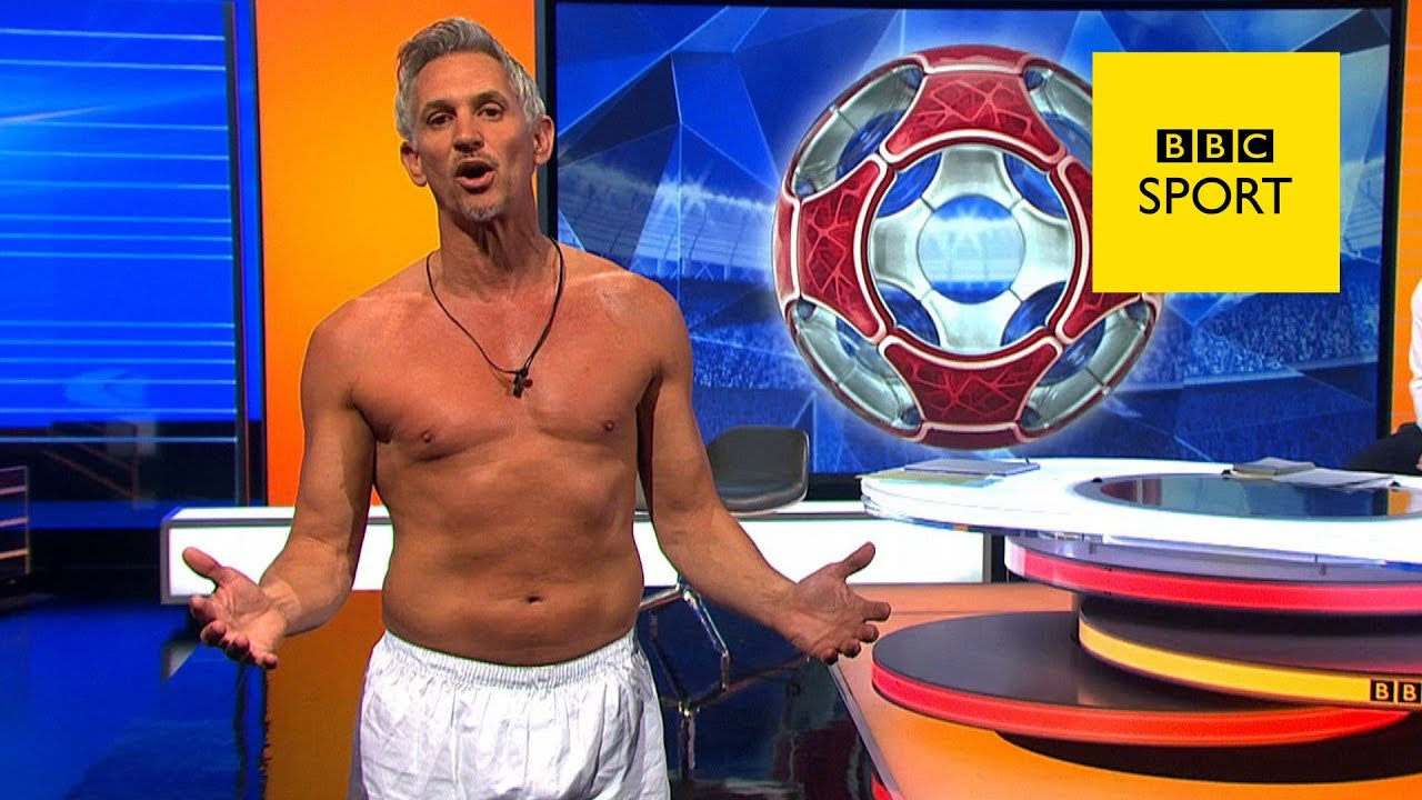 Gary Lineker presents Match of the Day in his pants - BBC Sport - YouTube