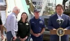 Watch: Florida Official Cringes When Creepy Joe Biden Goes In For The Sniff & Jill Is NOT Amused
