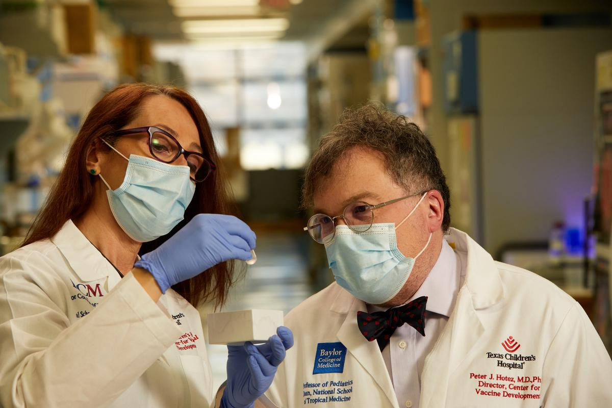 The initial Corbevax vaccine research was led by Maria Elena Bottazzi and Peter Hotez from the Texas Children's Hospital Center for Vaccine Development