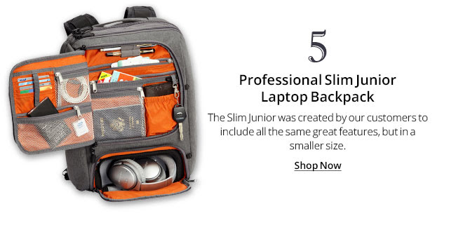 Professional Slim Junior Laptop Backpack